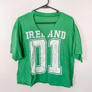 St. Patrick Day Crop Top